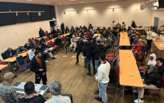 Meal at Blackbird Leys Community Centre, December 2022.